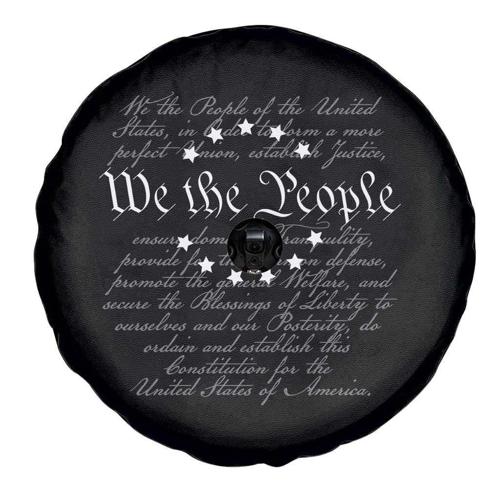 We the People Spare Tire Cover US Constitution Preamble 4th Of July Patriotic Stars TS02 Print Your Wear