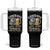 Western Tumbler With Handle Cowboys And Beer That's Why I'm Here Funny Saying TS11 One Size: 40 oz Black Print Your Wear