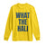 What The Hali Long Sleeve Shirt Indiana Hoosier Funny Basketball Overrated TS02 Daisy Print Your Wear