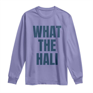 What The Hali Long Sleeve Shirt Indiana Hoosier Funny Basketball Overrated TS02 Violet Print Your Wear