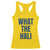 What The Hali Racerback Tank Top Indiana Hoosier Funny Basketball Overrated TS02 Daisy Print Your Wear