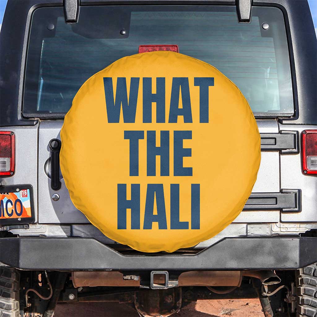 What The Hali Spare Tire Cover Indiana Hoosier Funny Basketball Overrated TS02 No hole Gold Print Your Wear