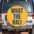 What The Hali Spare Tire Cover Indiana Hoosier Funny Basketball Overrated TS02 No hole Gold Print Your Wear