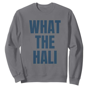 What The Hali Sweatshirt Indiana Hoosier Funny Basketball Overrated TS02 Charcoal Print Your Wear