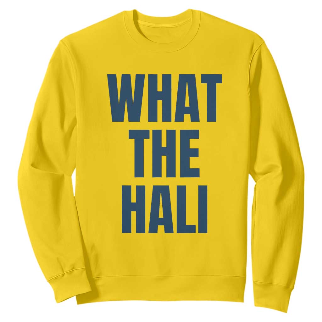 What The Hali Sweatshirt Indiana Hoosier Funny Basketball Overrated TS02 Daisy Print Your Wear