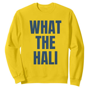 What The Hali Sweatshirt Indiana Hoosier Funny Basketball Overrated TS02 Daisy Print Your Wear
