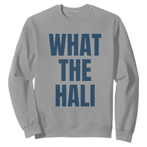 What The Hali Sweatshirt Indiana Hoosier Funny Basketball Overrated TS02 Sport Gray Print Your Wear