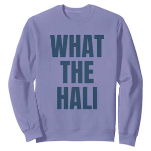 What The Hali Sweatshirt Indiana Hoosier Funny Basketball Overrated TS02 Violet Print Your Wear