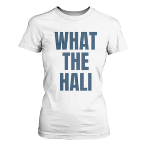 What The Hali T Shirt For Women Indiana Hoosier Funny Basketball Overrated TS02 White Print Your Wear