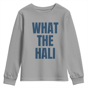 What The Hali Youth Sweatshirt Indiana Hoosier Funny Basketball Overrated TS02 Sport Gray Print Your Wear
