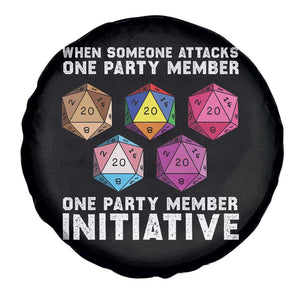 When Someone Attacks One Party Member D20 Dice LGBTQ Ally Spare Tire Cover TS10 Print Your Wear