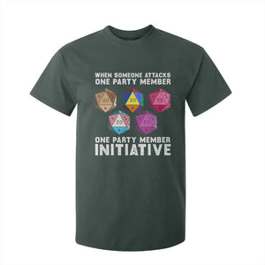 When Someone Attacks One Party Member D20 Dice LGBTQ Ally T Shirt For Kid TS10 Dark Forest Green Print Your Wear
