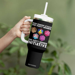When Someone Attacks One Party Member D20 Dice LGBTQ Ally Tumbler With Handle TS10 Print Your Wear