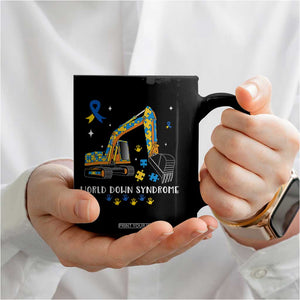 World Down Syndrome Awareness Day Bulldozer Coffee Mug TS02 Print Your Wear