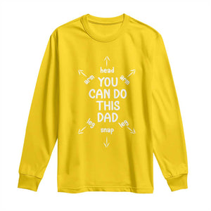You Can Do This Dad Long Sleeve Shirt Annoucement Baby Shower First Fathers Day Gifts TS10 Daisy Print Your Wear