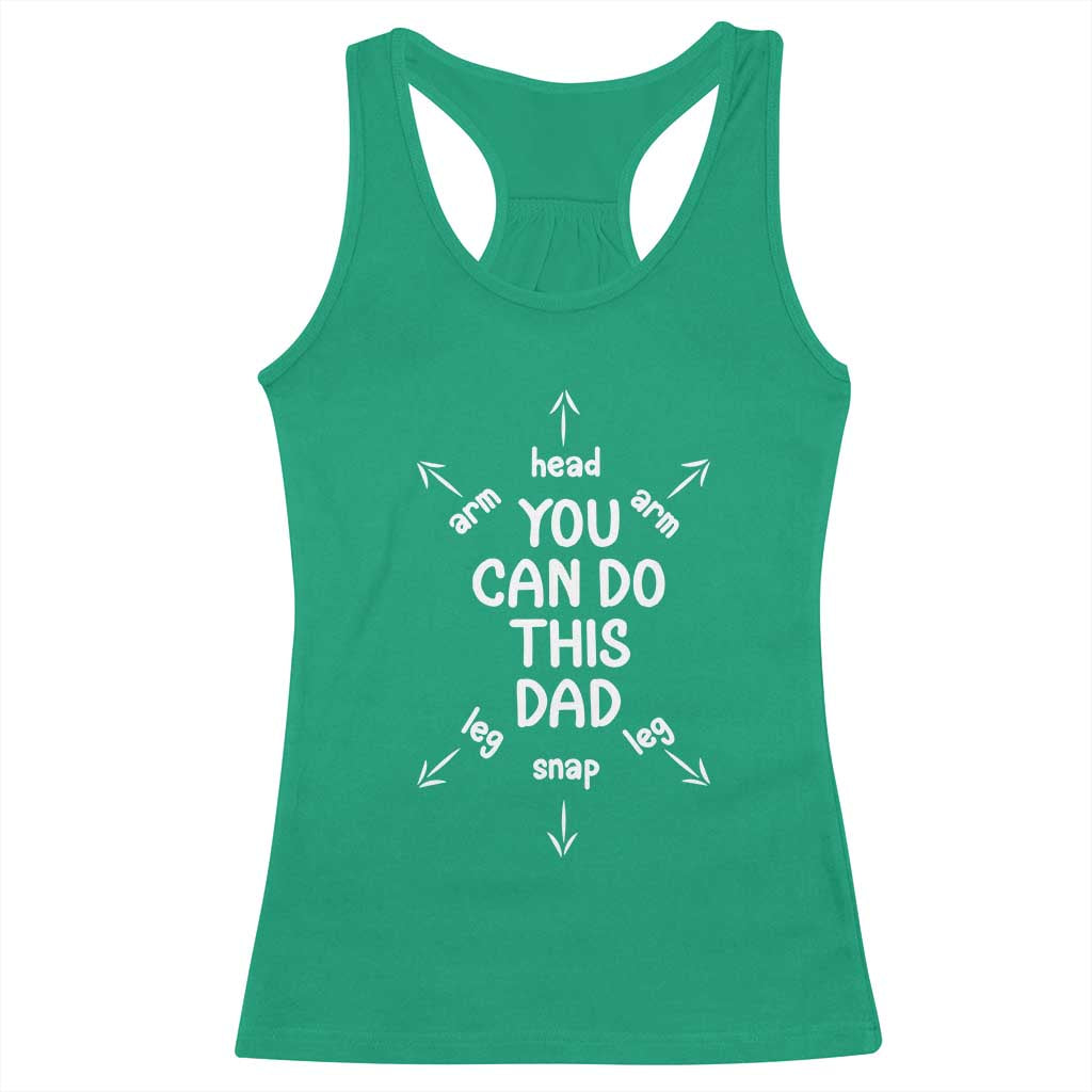 You Can Do This Dad Racerback Tank Top Annoucement Baby Shower First Fathers Day Gifts TS10 Irish Green Print Your Wear