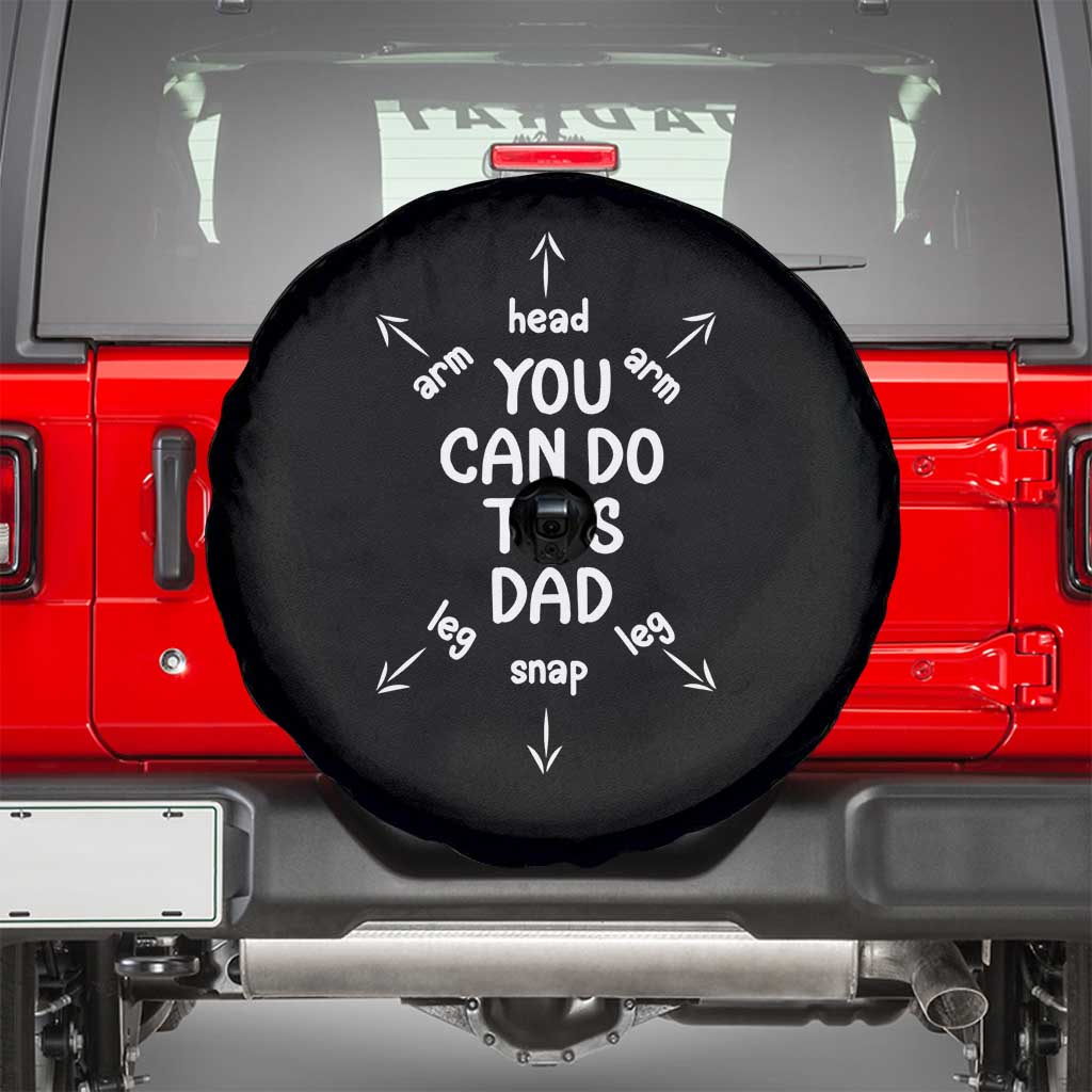 You Can Do This Dad Spare Tire Cover Annoucement Baby Shower First Fathers Day Gifts TS10 Black Print Your Wear