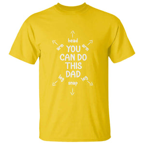 You Can Do This Dad T Shirt Annoucement Baby Shower First Fathers Day Gifts TS10 Daisy Print Your Wear