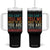 You Can't Tell Me What To Do You're Not My Granddaughter Tumbler With Handle Funny Grandpa Grandfather Retro TS10 One Size: 40 oz Black Print Your Wear