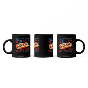 You Look Like 4th of July Hot Dog Coffee Mug Funny Patriotic Food Meme TS10 Print Your Wear