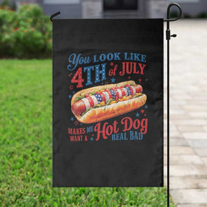 You Look Like 4th of July Hot Dog Garden Flag Funny Patriotic Food Meme TS10 Print Your Wear