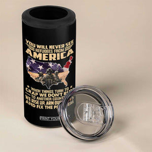 You Will Never See Refugees From America When Things Turn To 4 in 1 Can Cooler Tumbler TS11 Print Your Wear