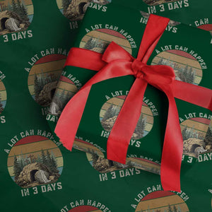 A Lot Can Happen in 3 Days Wrapping Paper Roll Christian Easter TS14 Green Print Your Wear