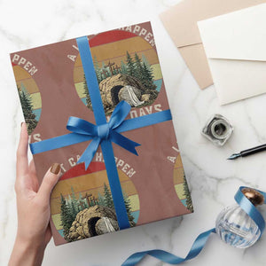 A Lot Can Happen in 3 Days Wrapping Paper Roll Christian Easter TS14 Mocha Print Your Wear