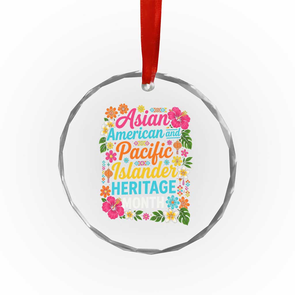 AAPI Asian American and Pacific Islander Heritage Month Crystal Glass Ornament TS11 Print Your Wear