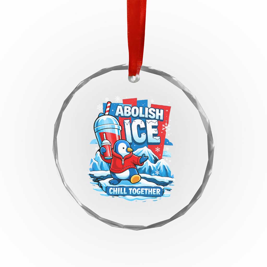 Abolish Ice Crystal Glass Ornament Subtle FDT Penguin Slush Drink Funny Summer Chill Mode TS10 Print Your Wear