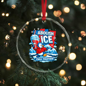 Abolish Ice Crystal Glass Ornament Subtle FDT Penguin Slush Drink Funny Summer Chill Mode TS10 Print Your Wear