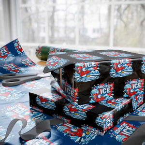 Abolish Ice Wrapping Paper Roll Subtle FDT Penguin Slush Drink Funny Summer Chill Mode TS10 Black Print Your Wear