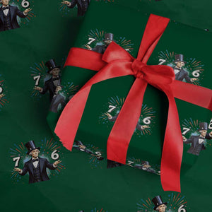 Abraham Lincoln Quote Wrapping Paper Roll American History Presidents Day TS14 Green Print Your Wear