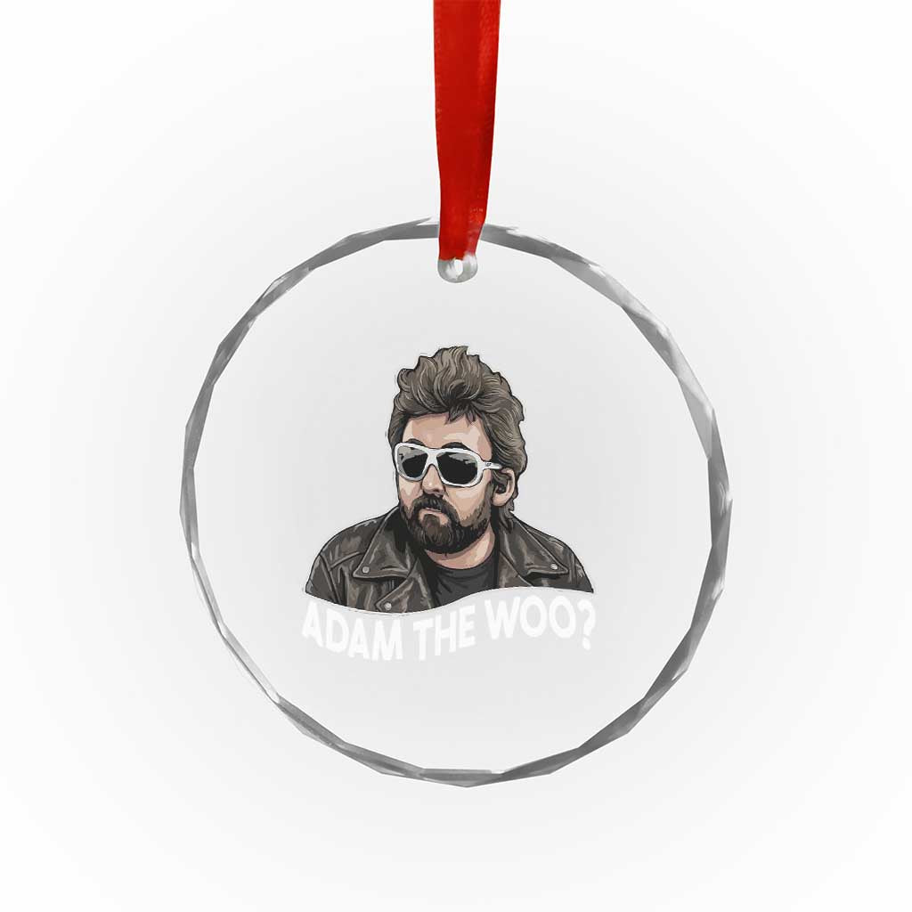 Adam Inspired Graphic Crystal Glass Ornament The Woo Memorial Tribute TS02 Print Your Wear