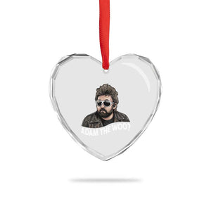 Adam Inspired Graphic Heart Crystal Glass Ornament The Woo Memorial Tribute TS02 Print Your Wear