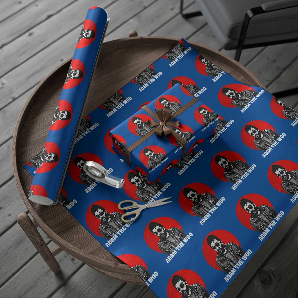 Adam Inspired Graphic Wrapping Paper Roll The Woo In Remembrance Memorial Tribute TS02 Blue Print Your Wear