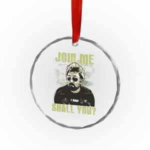 Adam Inspired Memorial Crystal Glass Ornament Join Me Shall You The Woo Tribute TS11 Print Your Wear
