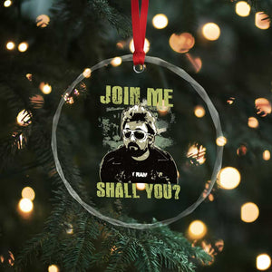 Adam Inspired Memorial Crystal Glass Ornament Join Me Shall You The Woo Tribute TS11 Print Your Wear