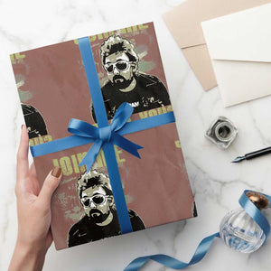 Adam Inspired Memorial Wrapping Paper Roll Join Me Shall You The Woo Tribute TS11 Mocha Print Your Wear