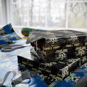 Adam Inspired Memorial Wrapping Paper Roll Join Me Shall You The Woo Tribute TS11 Black Print Your Wear