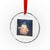 ADHD Cat Meme Crystal Glass Ornament Neurodivergent Wizard Cat I Cant Focus TS10 Transparent Glass 3'' Circle Print Your Wear