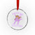 ADHD Meme Crystal Glass Ornament Funny Slay DHD Frog Neurodivergent TS10 Transparent Glass 3'' Circle Print Your Wear