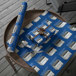 ADHD Meme Wrapping Paper Roll Funny System Error Neurodivergent Humor TS10 Blue Print Your Wear