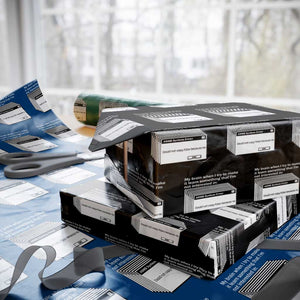 ADHD Meme Wrapping Paper Roll Funny System Error Neurodivergent Humor TS10 Black Print Your Wear