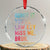 Admit It You'll Low Key Miss Me Bruh Crystal Glass Ornament Last Day of School Teacher TS10 Transparent Glass 3'' Circle Print Your Wear