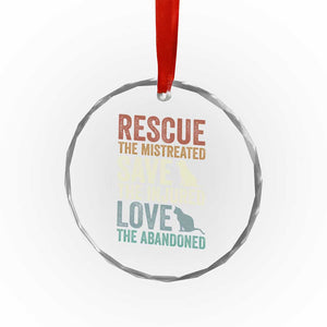 Adopt A Shelter Pet Crystal Glass Ornament Rescue Save Love Cat Dog Adoption Animal Rescue TS10 Print Your Wear
