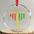 African American 7 Principles Of Kwanzaa Crystal Glass Ornament TS09 Transparent Glass 3'' Circle Print Your Wear