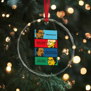 African American Leaders History Quote Gift Crystal Glass Ornament TS12 Print Your Wear