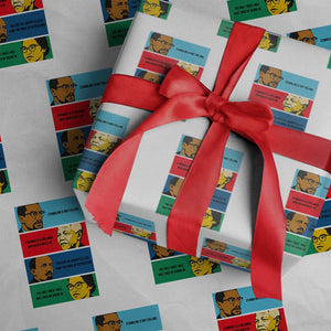 African American Leaders History Quote Gift Wrapping Paper Roll TS12 White Print Your Wear