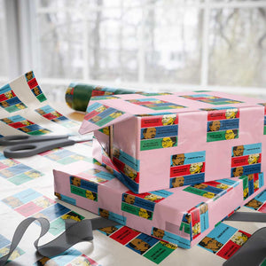 African American Leaders History Quote Gift Wrapping Paper Roll TS12 Light Pink Print Your Wear